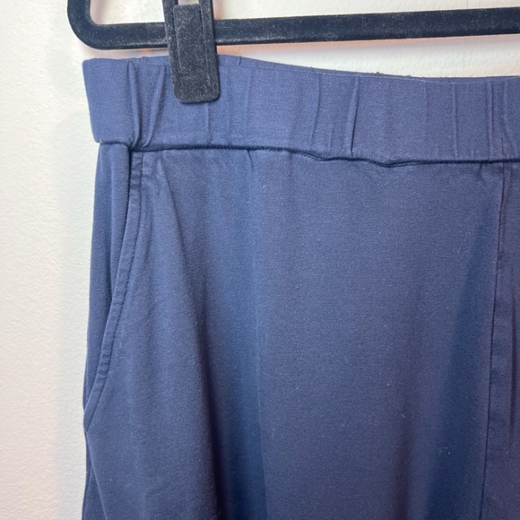 J. Jill Wearever Collection Womens Pull On Shorts Navy Blue Pockets Casual Large - Picture 3 of 10